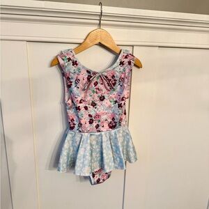 Sweet Honey Dance Leotard Floral Ruffles